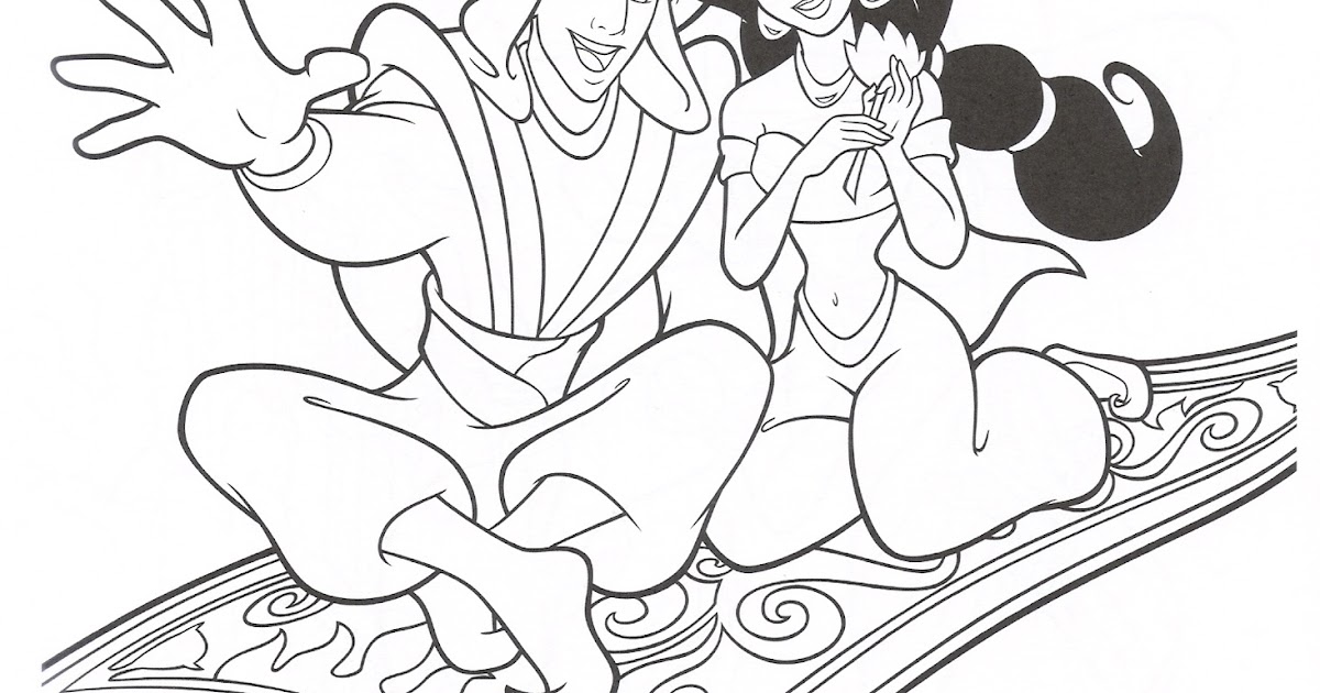 Coloring Pages For Kids Jasmine - Top 10 Free Printable ...
