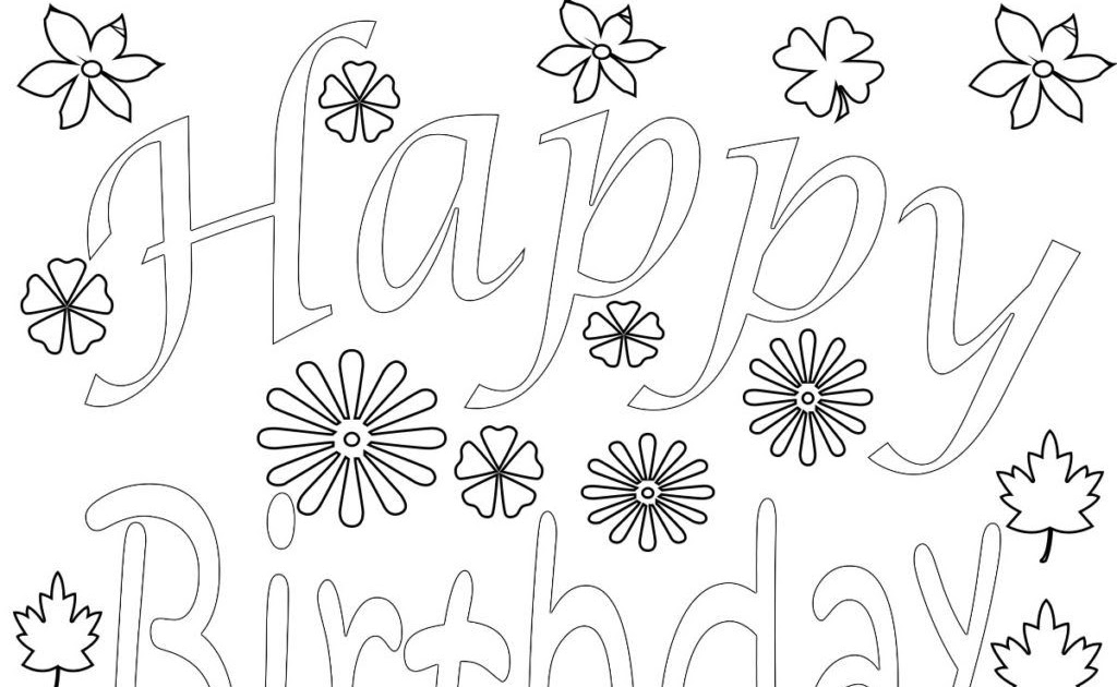 Mandala Happy Birthday Coloring Pages For Adults - img-Abilene