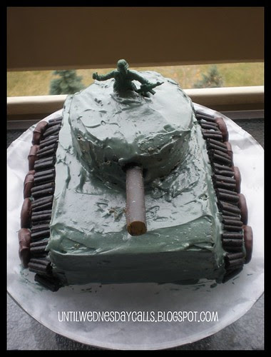 Army Tank Birthday Cake