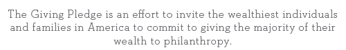 The Giving Pledge's Mission4