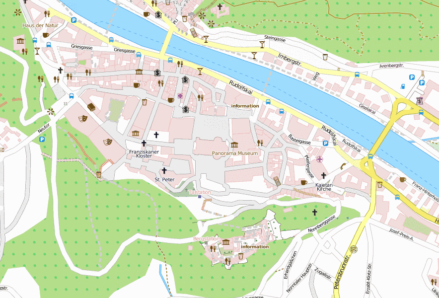 Karte Salzburg Innenstadt / Stadtrundgange In Salzburg Auf Eigene Faust