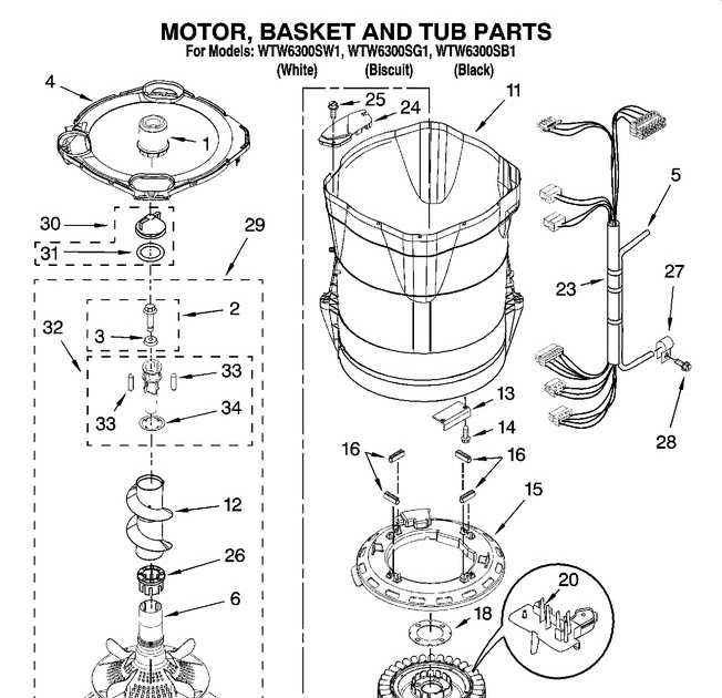 33 Whirlpool Washer Agitator Assembly Diagram - Wiring Diagram Database