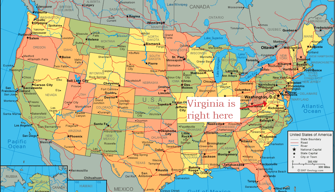 50 states printable map