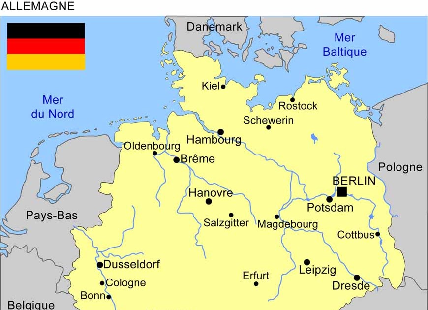 25 Images Carte Geographique Allemagne