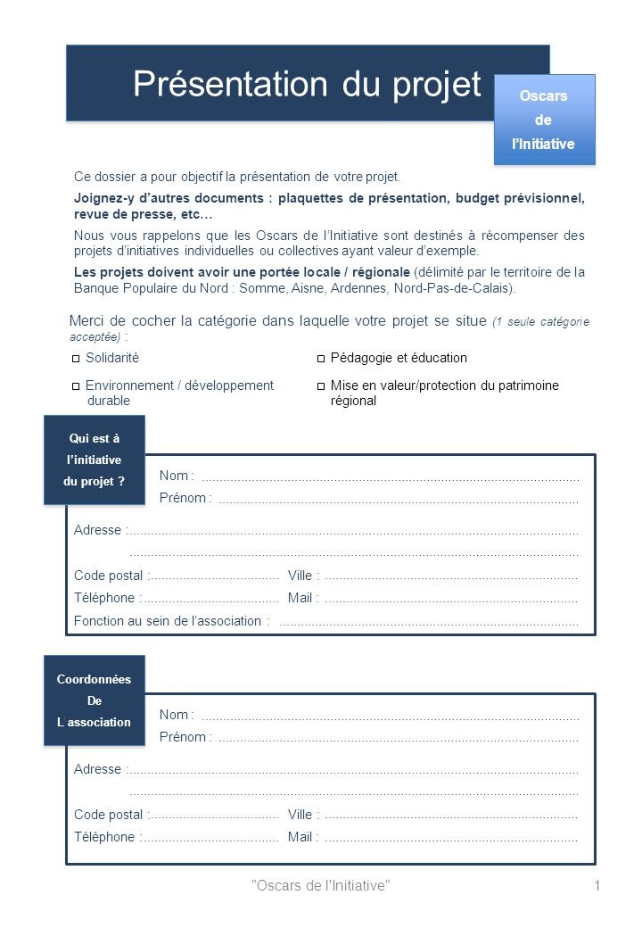 presentation projet creation entreprise pdf