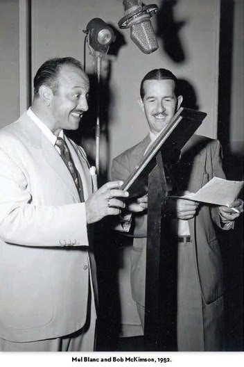 Mel Blanc and Bob McKimson 1952