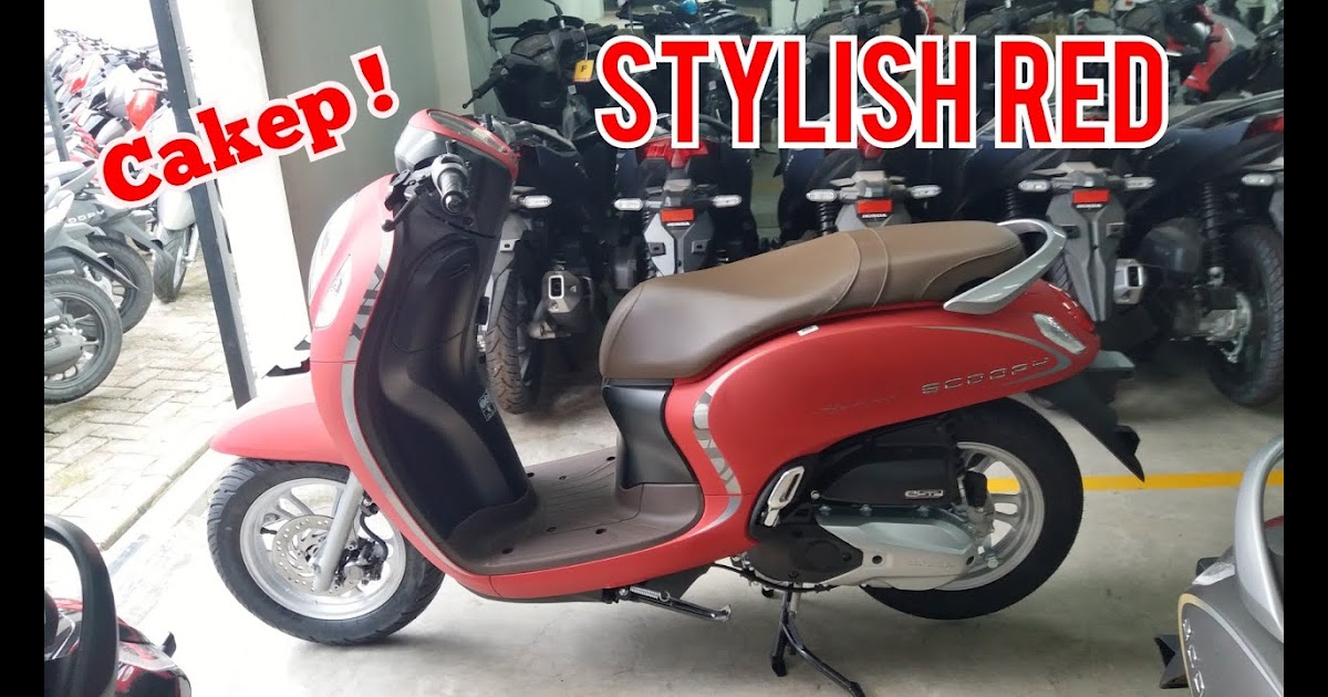 35+ Kumpulan Modifikasi Scoopy 2021 Merah Terlengkap Otomotif