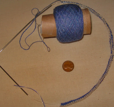 knitting silk start