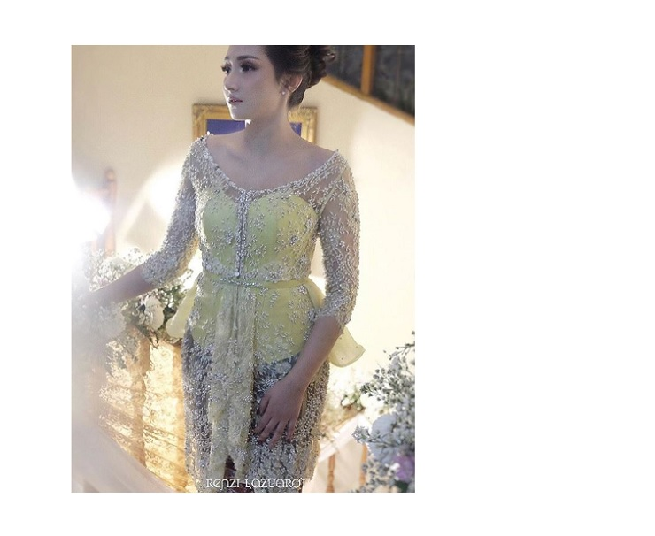 Dress Brokat Untuk Wanita Gemuk 16 Model Kebaya Brokat