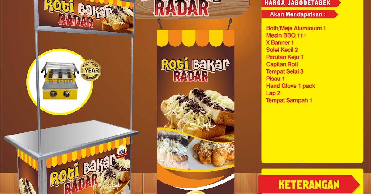 Contoh Desain Banner Sosis Bakar desain banner kekinian