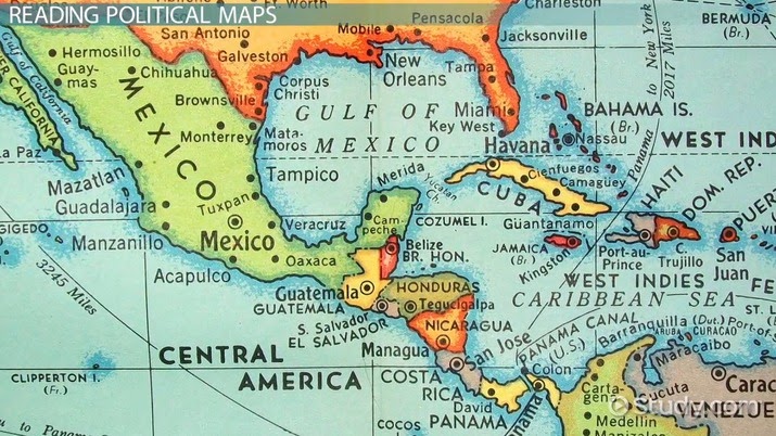 Which Of These Is The Most Common Characteristic Of A Political Map? | map of interstate