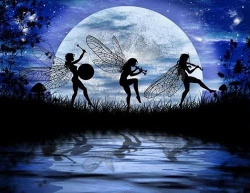 volle maan-fee-zomer