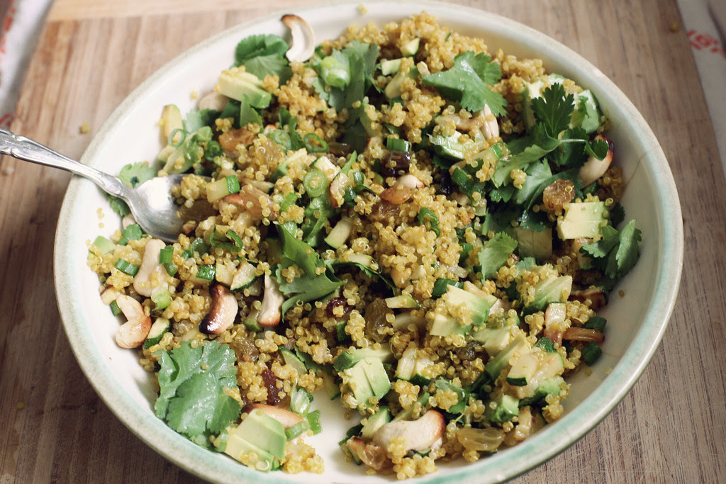 Mae Bird: Curry Quinoa Salad