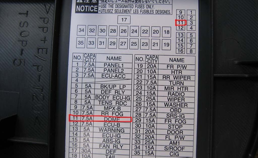 2008 Prius Fuse Diagram