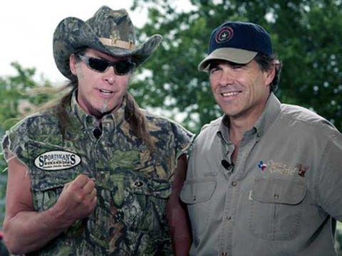 rick perry ted nugent