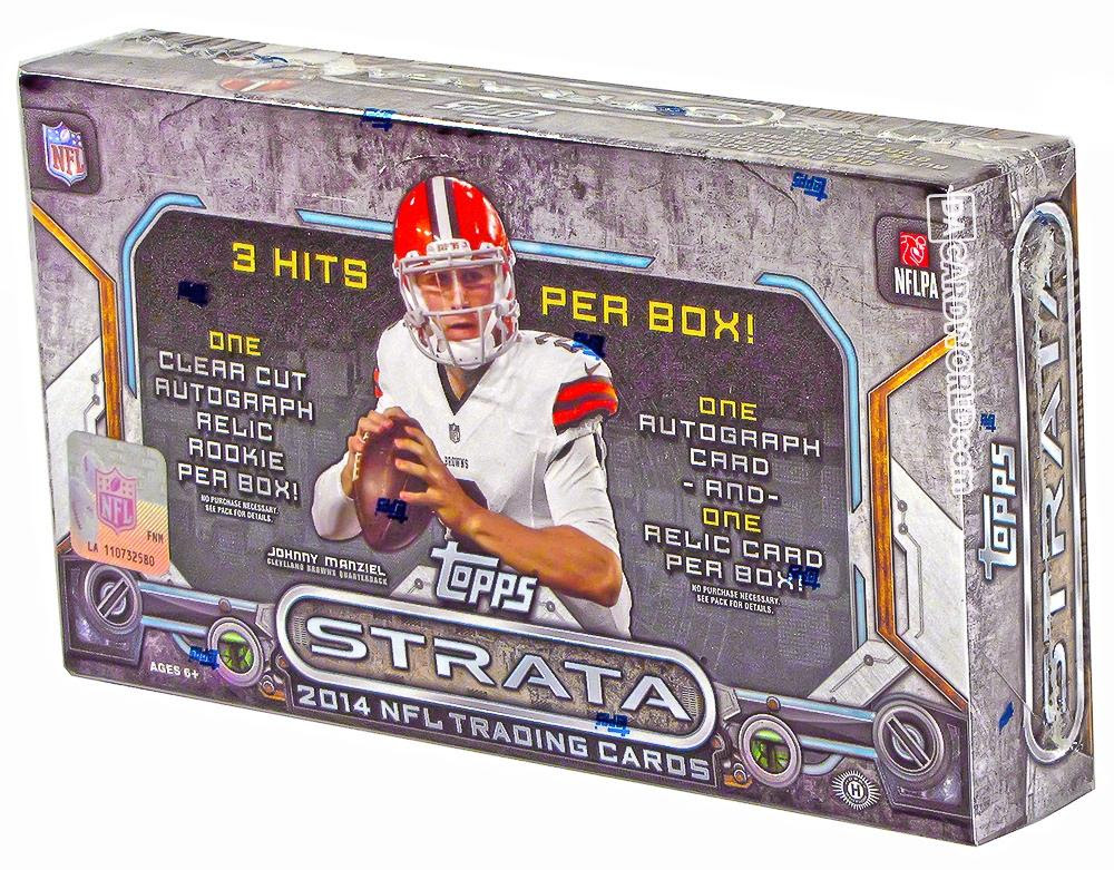 2014 Topps Strata Football Hobby Box DA Card World 2014 Topps Strata Football Hobby Box DA Card World
