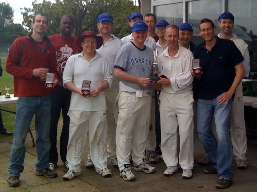 Dodgers and Superstars collect the trophy