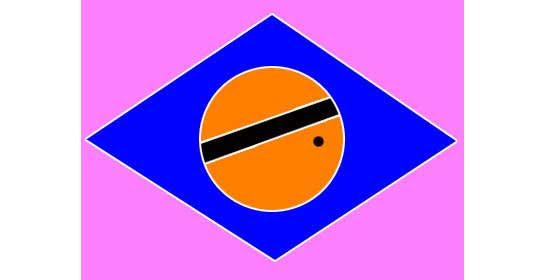 Ilusões de Ótica Ilusão de ótica da bandeira