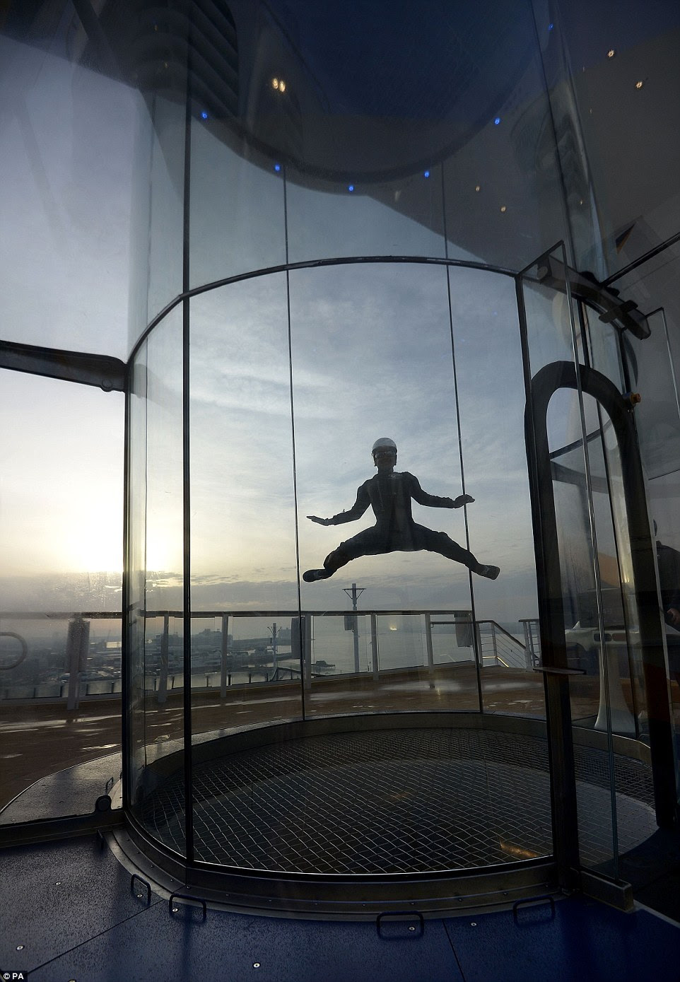 Level 16 boasts iFly - the world's first skydive simulator at sea - as well as North Star, a five-star spa, a surf simulator, a climbing wall, and Seaplex, the largest indoor active space at sea, with gaming, a circus school and bumper cars