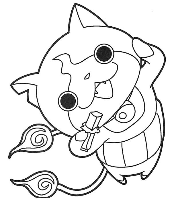 Dessin Yo Kai Watch 3 A Imprimer - Get Images One