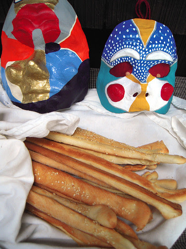 Masks and Breadsticks