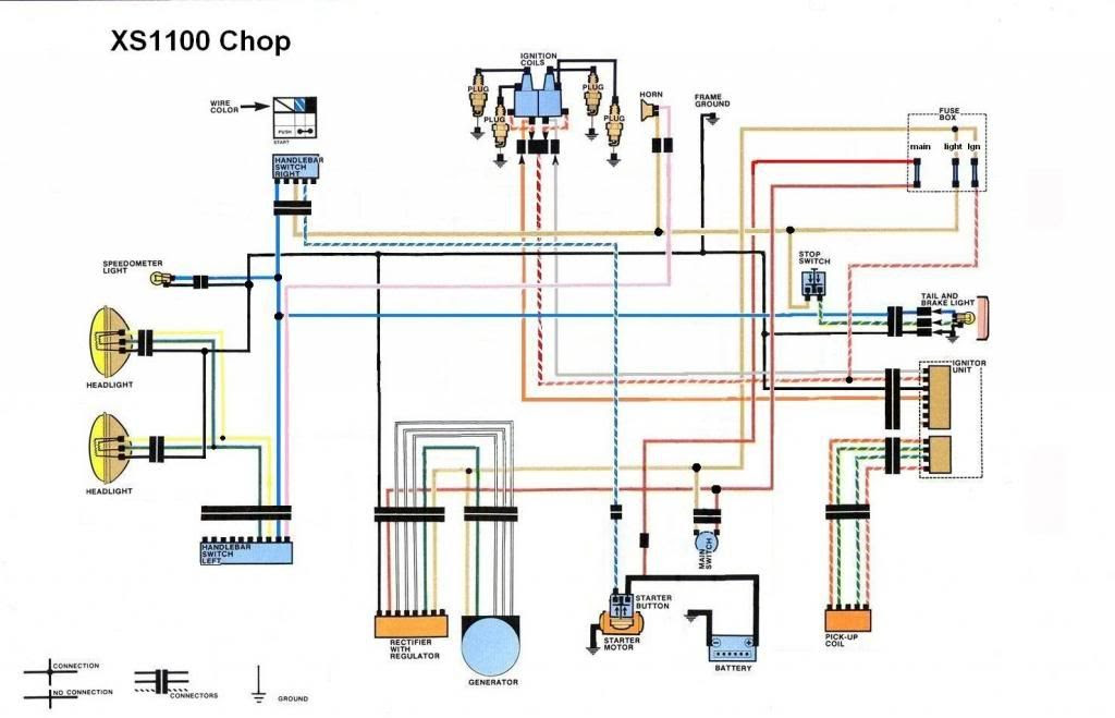 Yamaha Xs1100 Ignition Switch Wiring Diagram