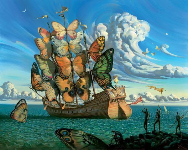Arte de Vladimir Kush_Crianças do exôdo 02