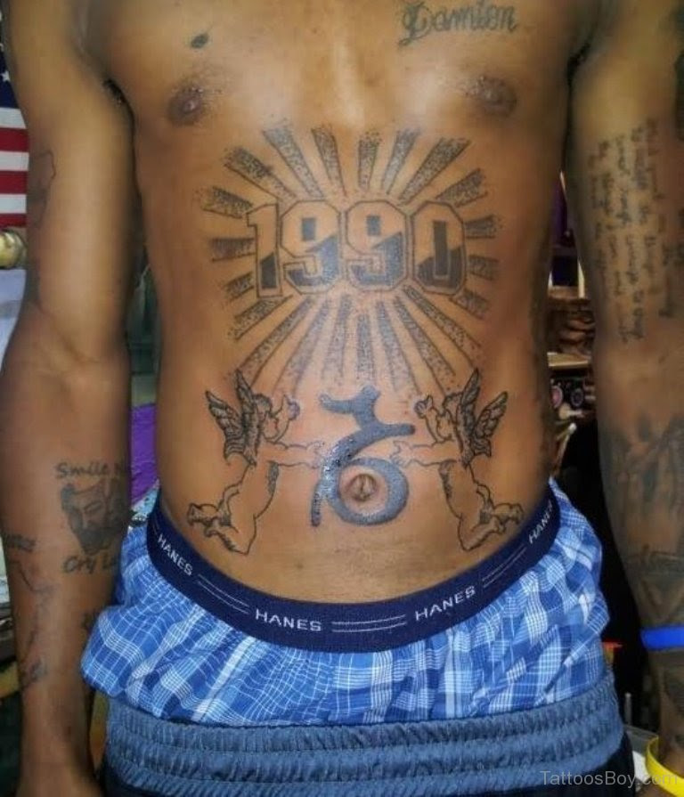 Stomach Cross Tattoos