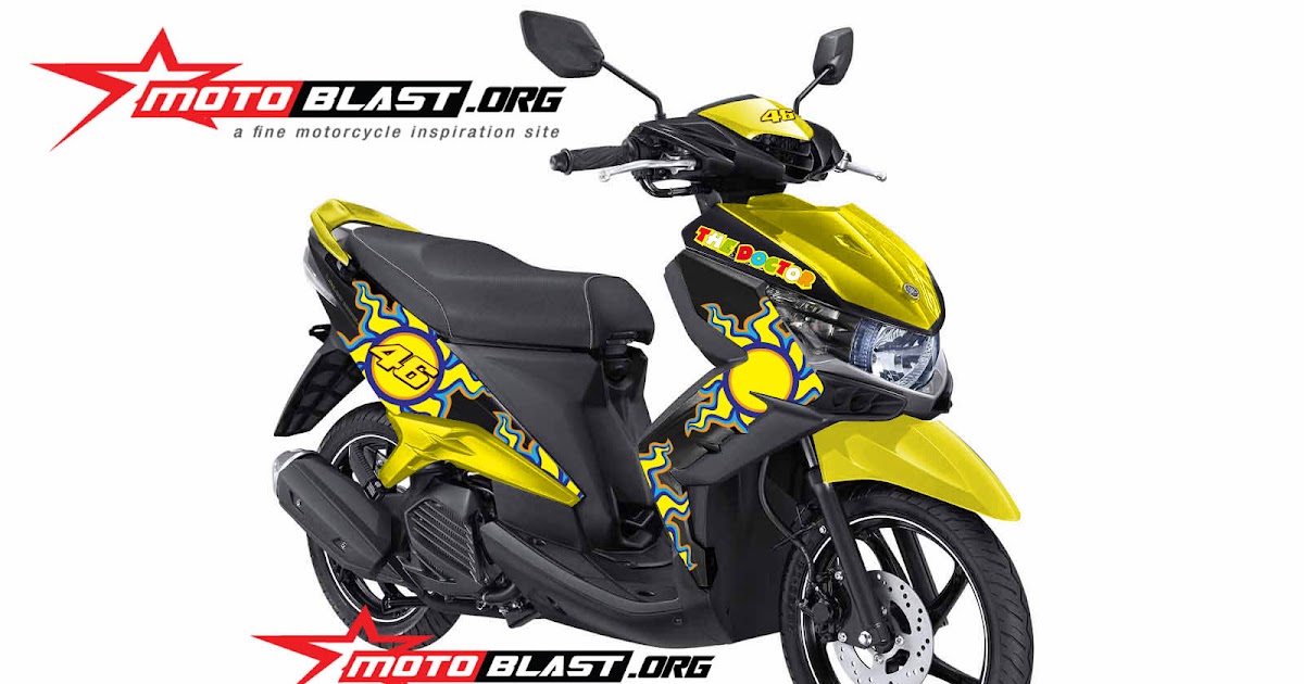 Gambar Modifikasi Stiker Motor Soul Gt 125 Modif Sticker