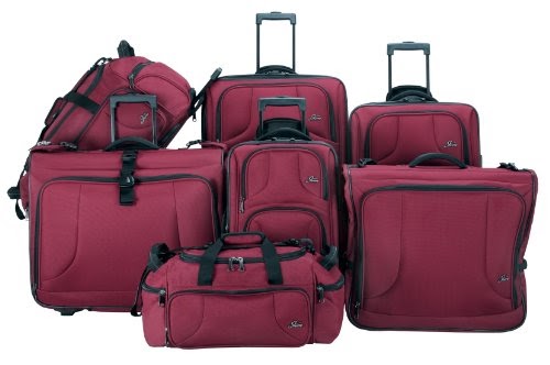 skyway by ricardo beverly hills sigma luggage set