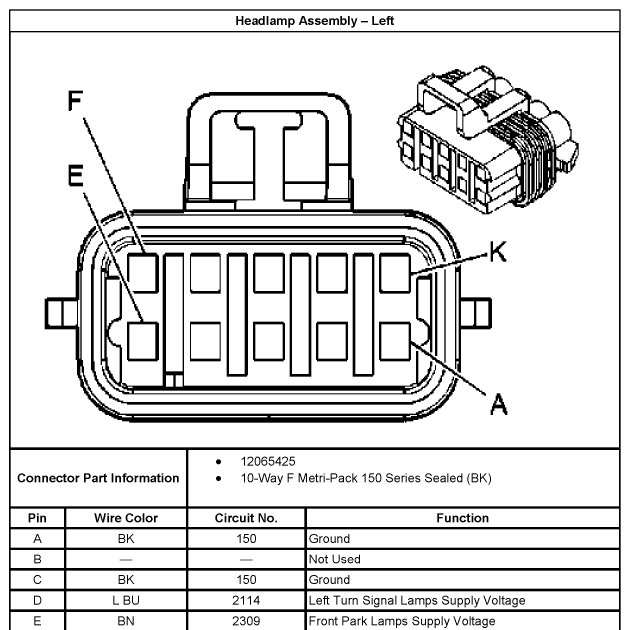 Wiring Diagram PDF: 2005 Cadillac Escalade Headlight Wiring Diagram