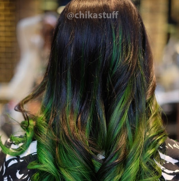 Model Warna Rambut Ombre Panjang - Model Gaya Masa Kini