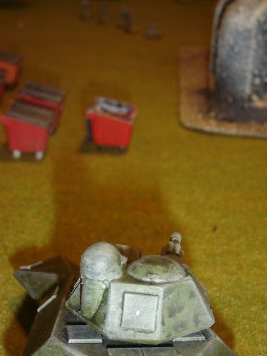 Tank advances