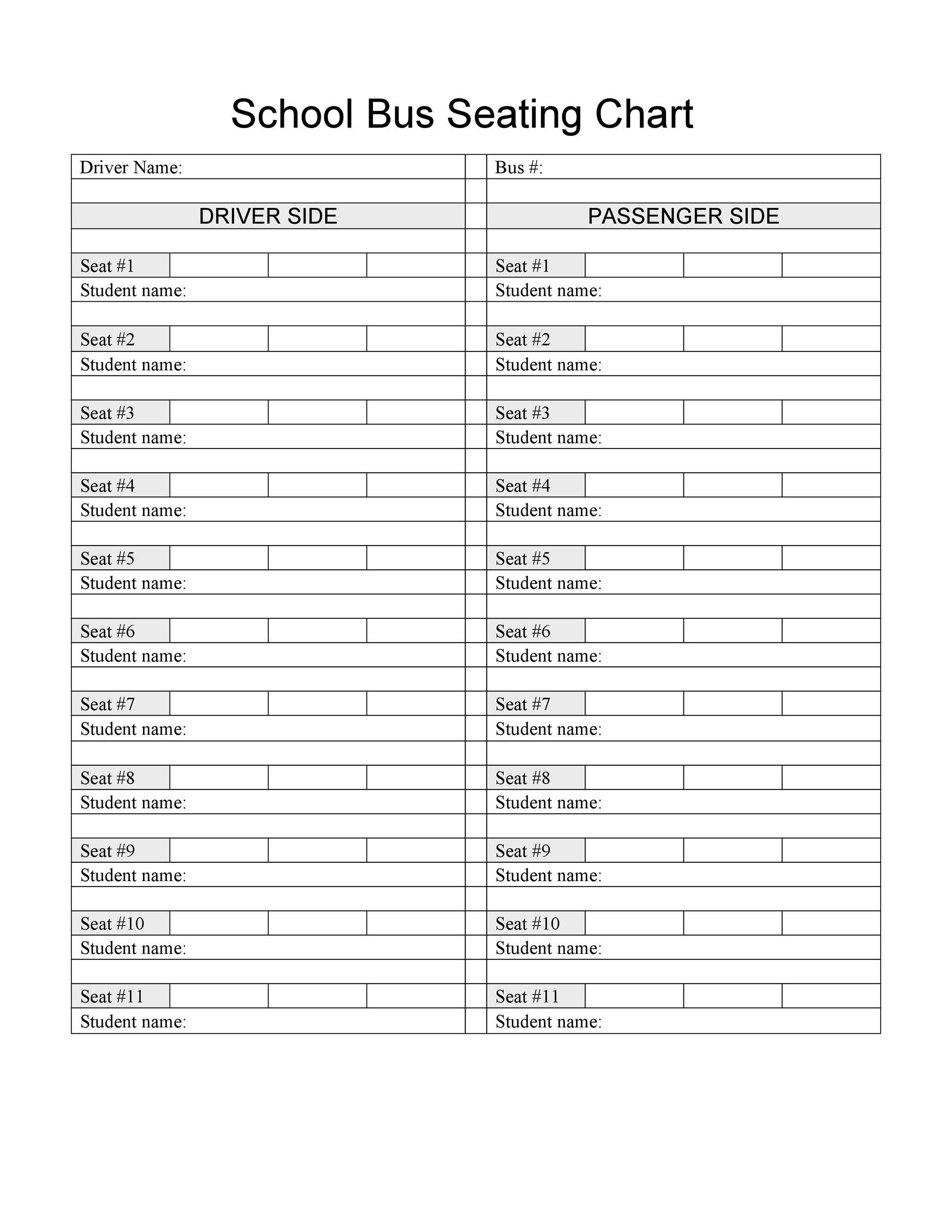 Printable 10 Person Round Table Seating Chart Template Free Table Bar Chart