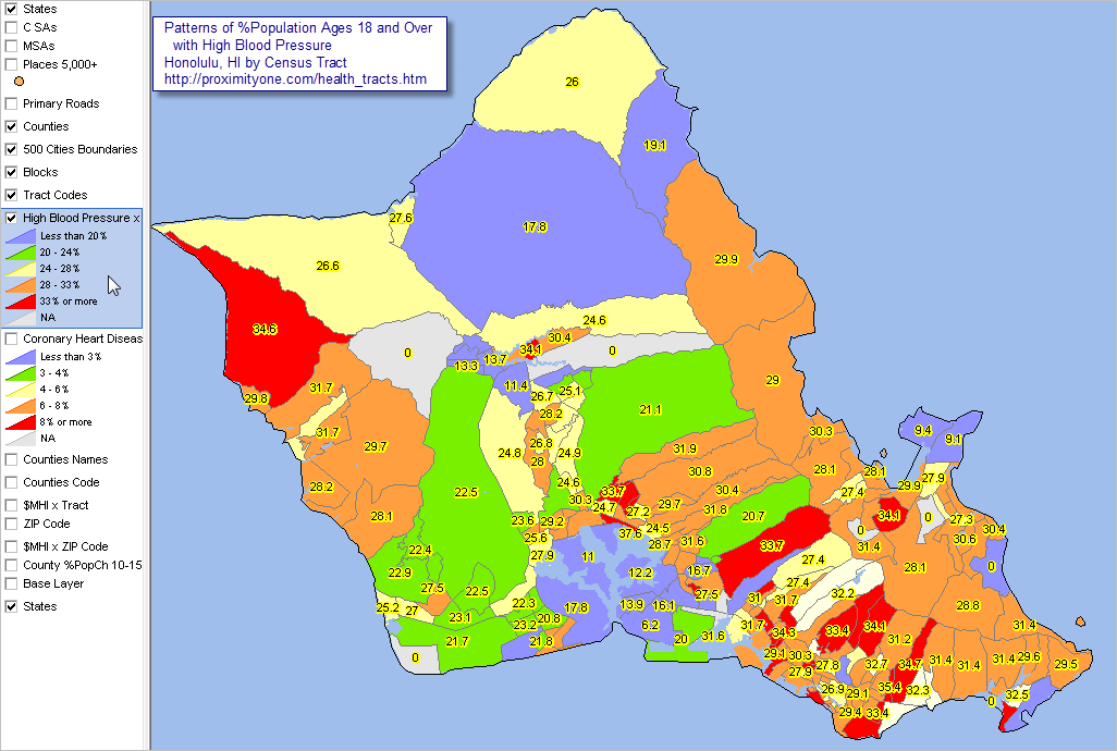 Honolulu Zip Code Map  Gadgets 2018