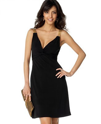 macys black gown