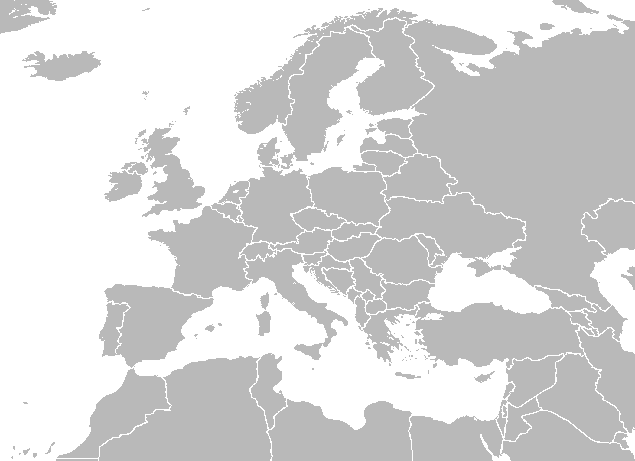 Maps: Map Of Europe And North Africa