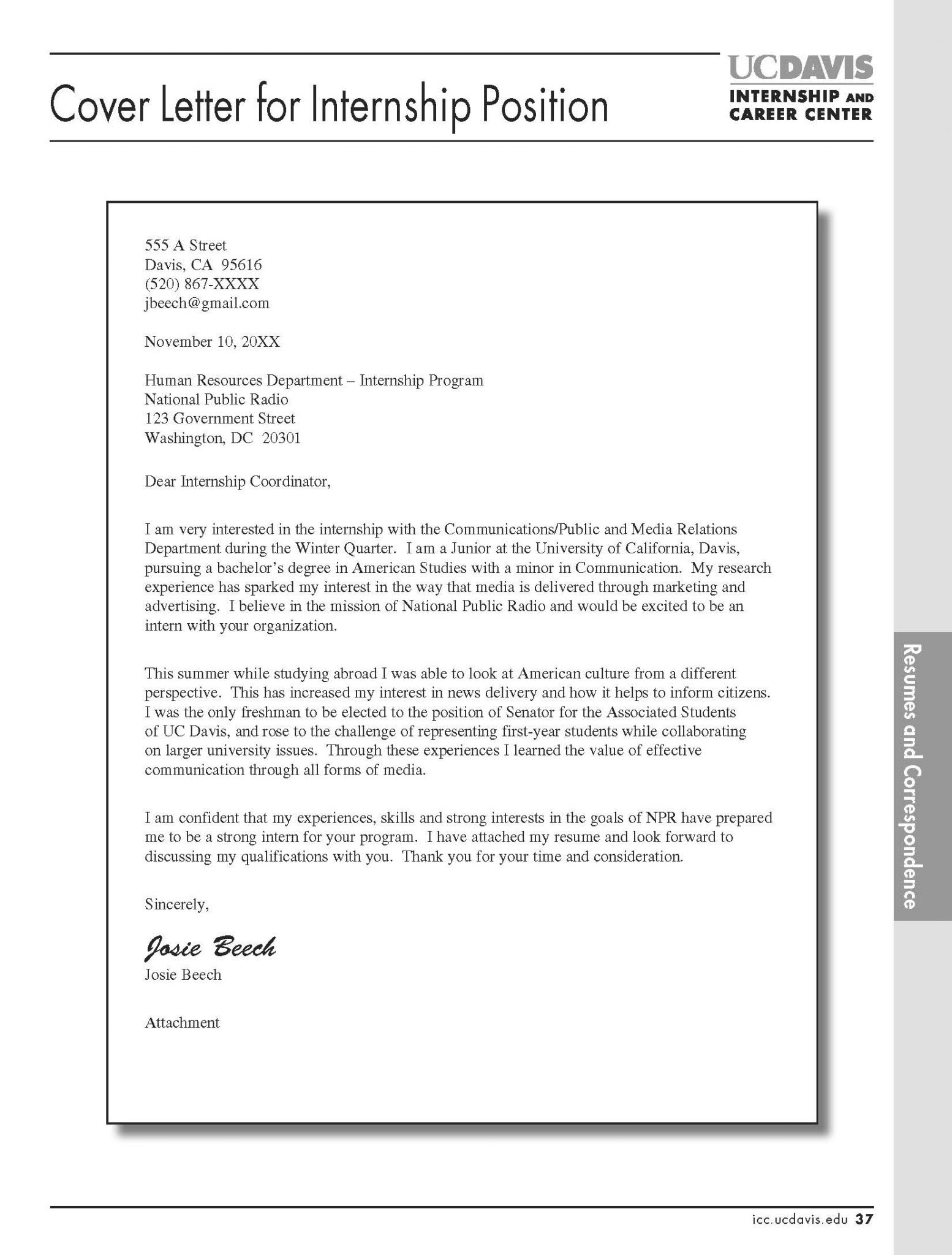new zealand cover letter template