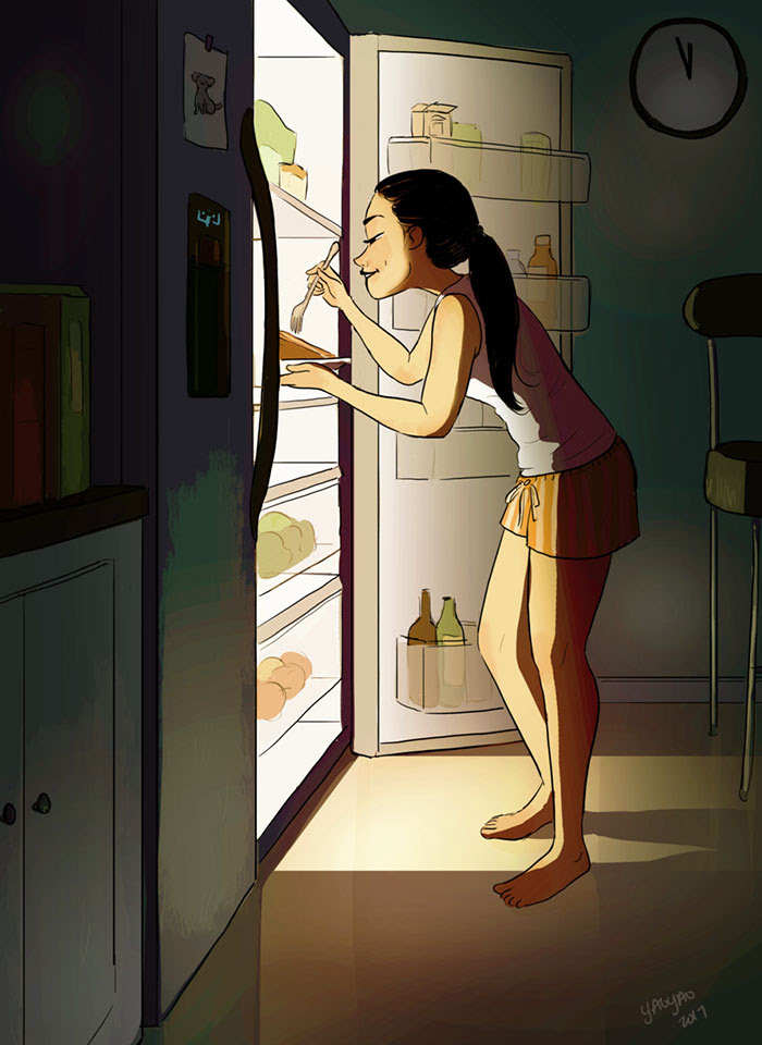 Snacking Whenever You Feel Like It Without Anyone Judging You