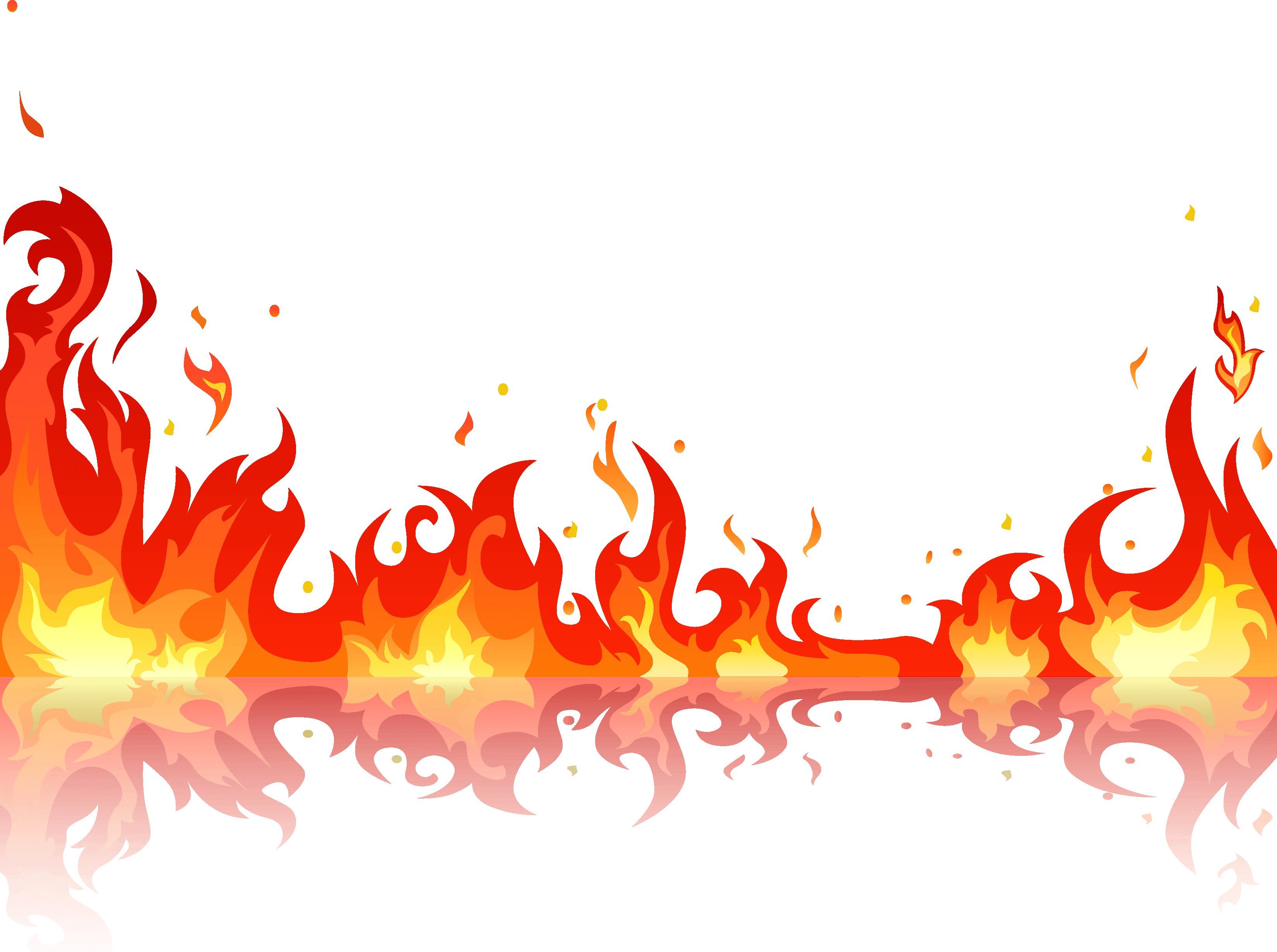 Top Fire Vector Png Gambar Stiker