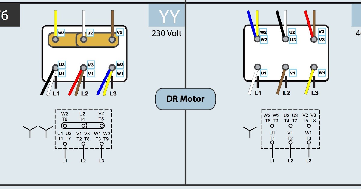 460 Volt Motor Wiring | schematic and wiring diagram