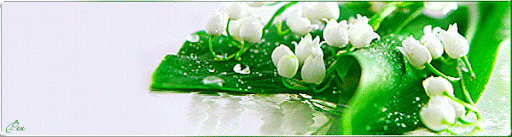 Ландыш майский - Открытки с цветами - Gif открытки красивые - анимационные  картинки