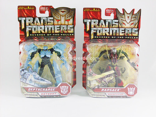 Transformers Depthcharge y Ransack Scout RotF - caja