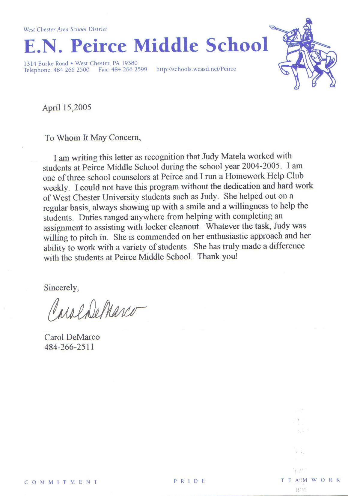 Letter Of Recommendation For Math Tutor : Sample Recommendation Letter