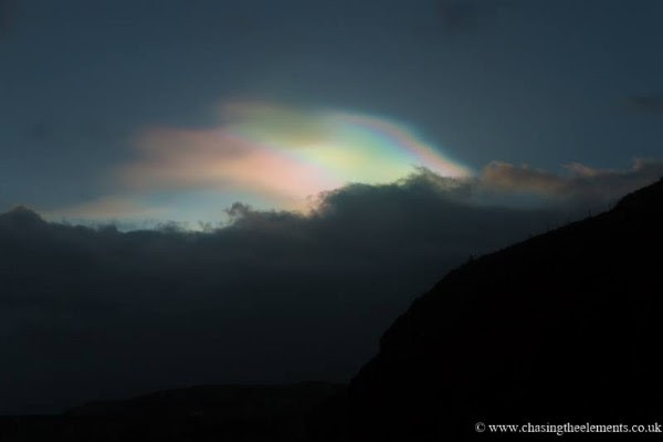 John Fagan caught these nacreous clouds over Ireland this week.