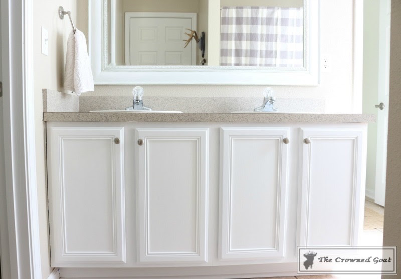 Diy Painting Bathroom Cabinets, Painting Bathroom Cabinets White
