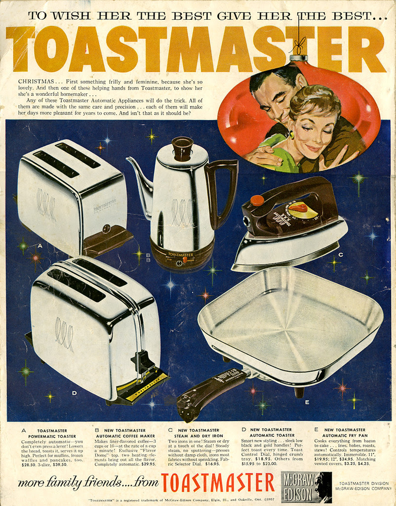 Toastmaster Christmas ad_1957_tatteredandlost