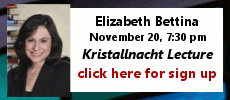 Elizabeth Bettina Kristallnacht Lecture 20141120