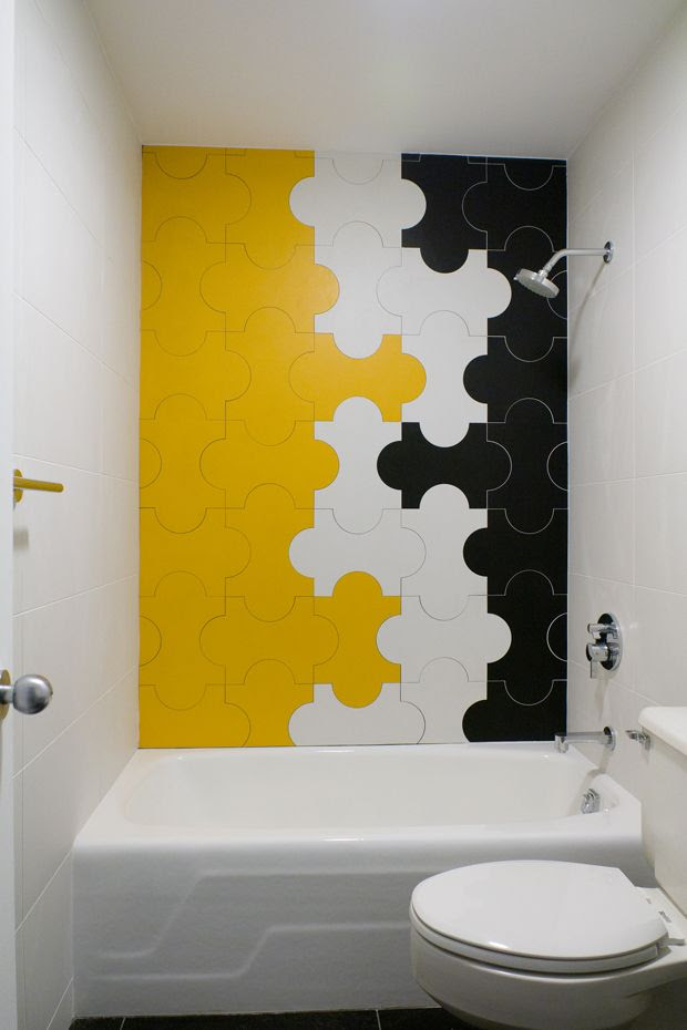Black And Yellow Bathroom Ideas
