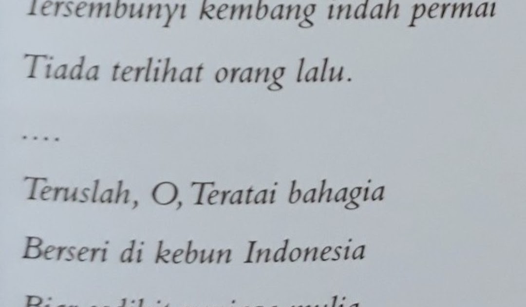 Puisi Teratai